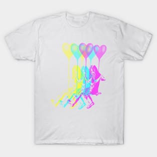 Banksy Ballon Girl CMY T-Shirt